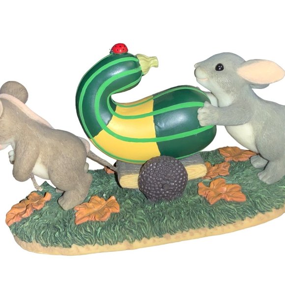 Charming Tails "Friends Are a Rich Harvest" - 85/506 - 2002 - Mouse & Rabbit - Picture 4 of 12